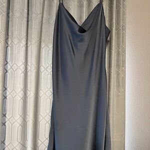 Abercrombie & Fitch Gray Backless Dress
